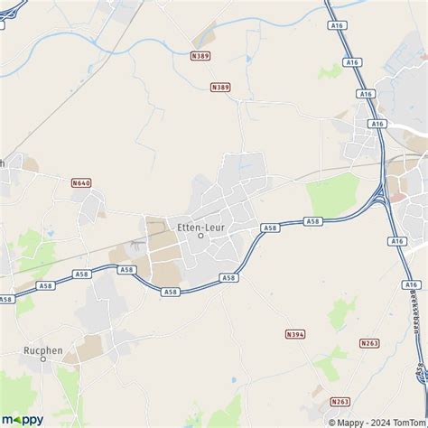 Plattegrond Etten Leur Kaart Van Etten Leur En Praktische Info