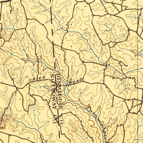 Amelia Va 1897 125000 Scale Map By United States Geological Survey Avenza Maps