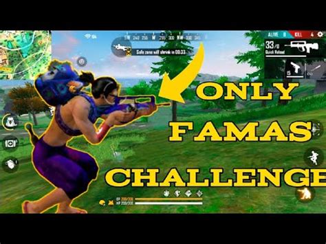 Only Famas Challenge Garena Freefire Virus Army YouTube