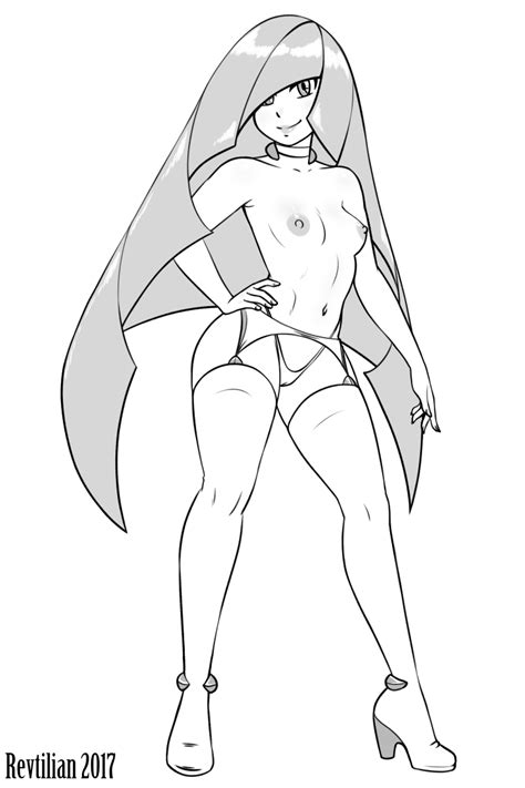 Sketch Reward Lusamine By Rev Hentai Foundry