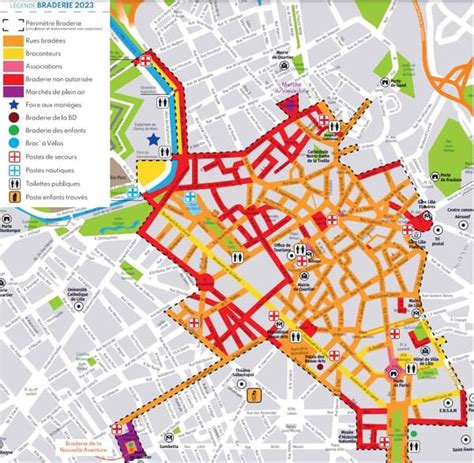 Carte Brocanteurs Animations Le Plan D Taill De La Braderie De