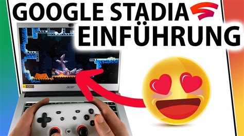 Google Stadia Premiere Edition Auf Dem Chromebook Controller