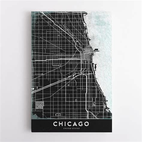 Chicago Map Wall Art