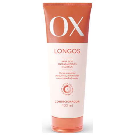 Kit OX Longos Shampoo E Condicionador 400ml Cada