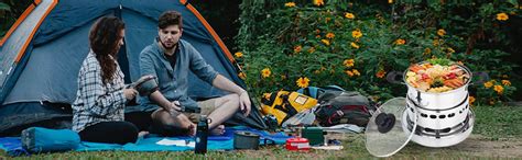 Mua Spirit Cooker With Pot Camping Stoves Set Hot Pot Alcohol Stove Portable Efficient Stoves