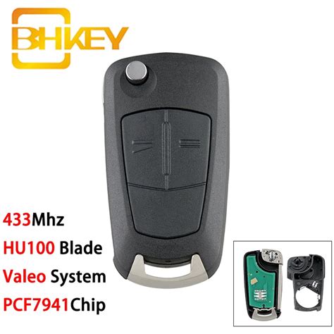 Bhkey Valeo System For Opel Key Pcf Chip Smart Grandado