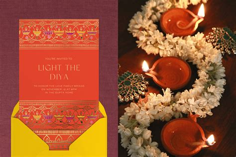 9 Diwali Invitation Ideas & Messages to Send to Loved Ones | Paperless Post