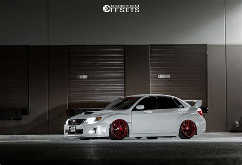 Subaru Wrx Wheel Offset Tucked Air Suspension Custom