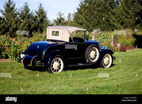 1928 Ford Model A Rear View Stock Photo Alamy