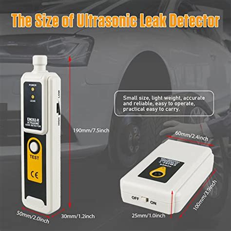 Ultrasonic Leak Detector With Earphone Transmitter Khz Khz Air