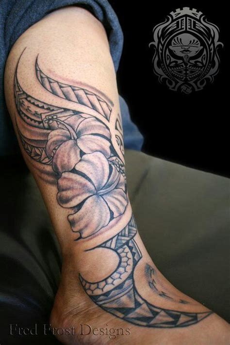 Fred Frost Designs In Tribal Flower Tattoos Intimate Tattoos