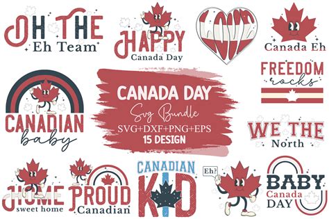 Canada Day Svg Bundle Svgdxfepspng By Pacific Store Thehungryjpeg