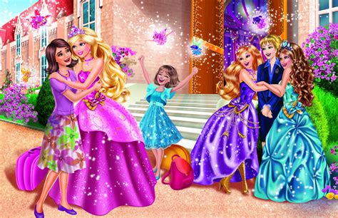 barbie princess charm school wallpaper  desktop