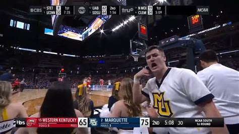 March Madness Jones Kolek Lead No 2 Seed Marquette Past No 15 Seed