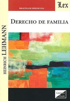 Libro Derecho De Familia Ed Meses Sin Intereses