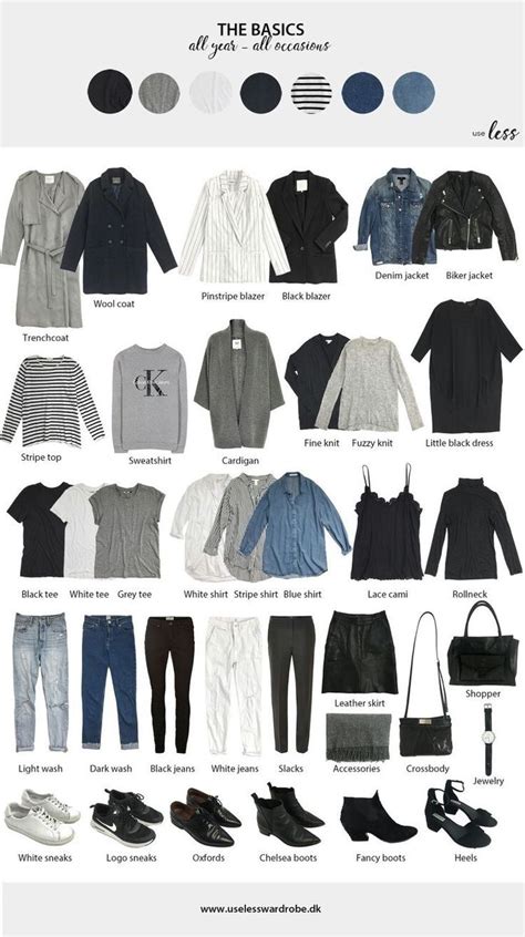 Basic Clothes Capsule Fashion Capsule Wardrobe Fashion Capsule