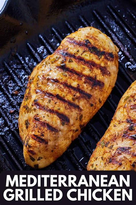 Mediterranean Grilled Chicken Cooking With Coit