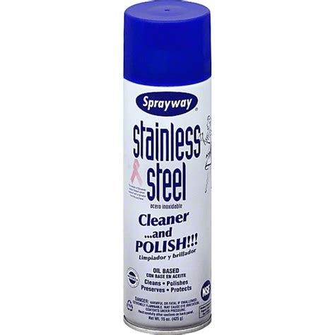 Sprayway Stainless Steel Cleaner And Polish Glass Cleaners