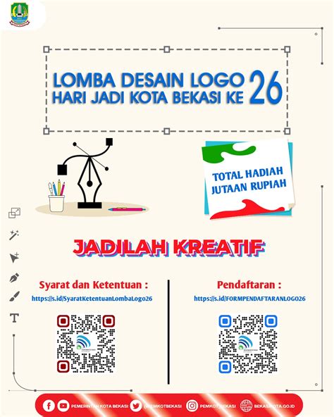 Pemerintah Kota Bekasi Kembali Gelar Lomba Desain Logo Tahun 2023