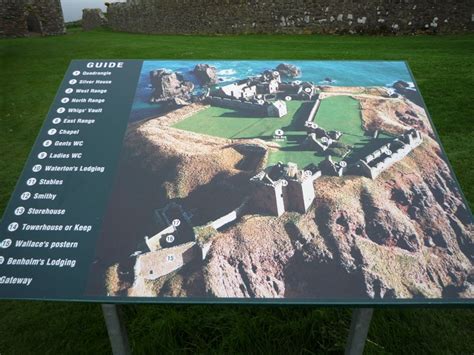 Dunnottar Castle Map