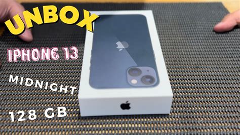 Unbox Iphone 13 สี Midnight 128 Gb ตื่นเต้นทุกครั้งที่แกะกล่อง Youtube