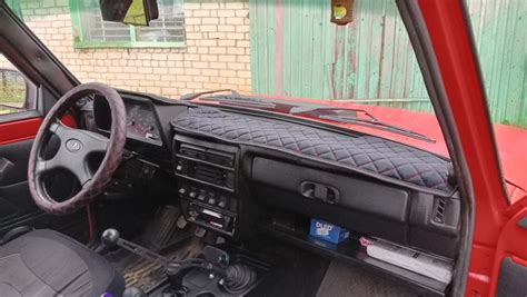 Накидка на панель из Алькантары — Lada 4x4 3D, 1,7 л, 2002 года ...