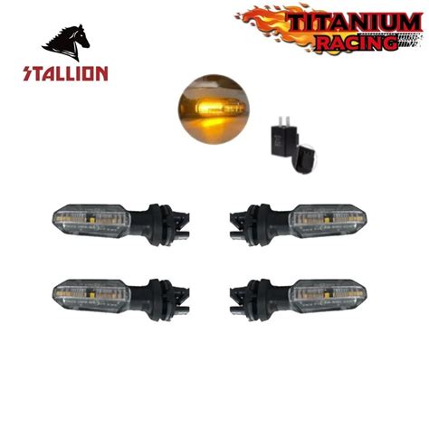 Kit De Pisca Seta Led Sequencial Stallion Cb Twister Unidades