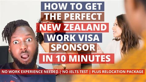 Get A New Zealand Work Visa Sponsor In 10 Minutes No Work Experience