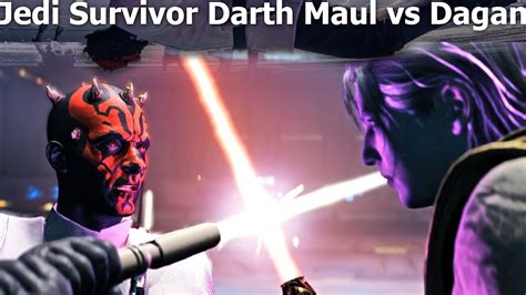 Star Wars Jedi Survivor Lp Part 40 Darth Maul Vs Dagan Youtube