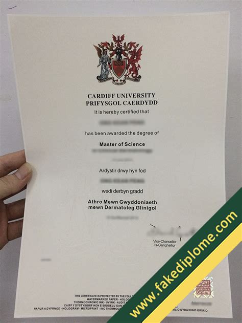 Where To Buy Cardiff University Fake Diploma