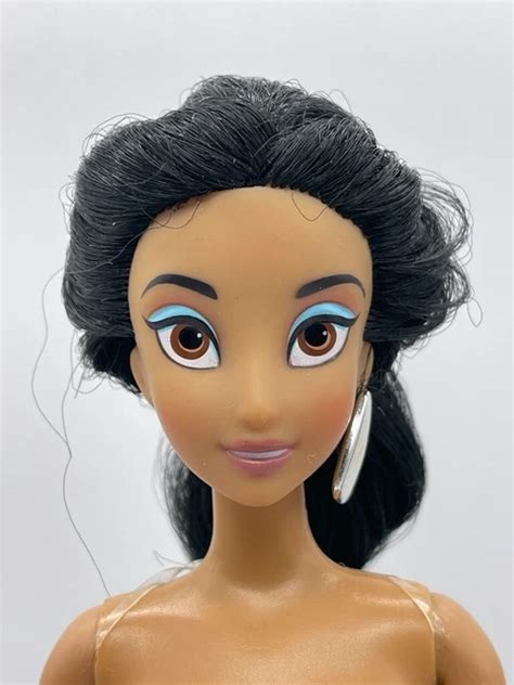DISNEY STORE ALADDIN Princess Jasmine Doll Articulated Elbows Wrists Nude PicClick UK