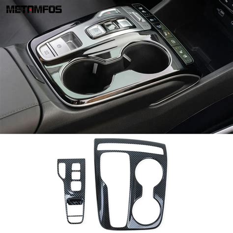 Центральная консоль из углеродного волокна для Hyundai Tucson NX4 2021 ...
