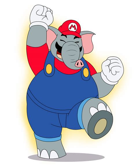 Elephant Mario By Len Oji On Deviantart