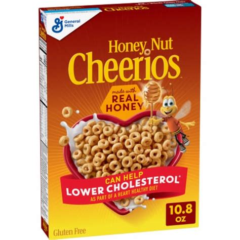 Honey Nut Cheerios Whole Grain Oats Gluten Free Breakfast Cereal 10 8 Oz King Soopers