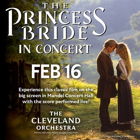 The Princess Bride In Concert The Cleveland Orchestra At Severance