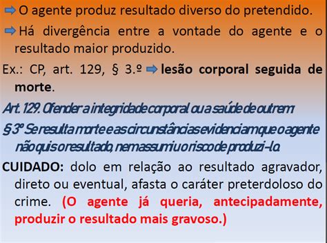 Oficina De Ideias Dicas De Direito Penal Crime Preterdoloso I