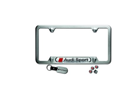 Audi A3 E Tron License Plate Frame Kit Audi Sport Logo Zaw355040a Genuine Audi Accessory