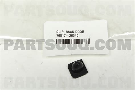 Wheel Flare Door Garnish Name Plate Back Door Outs Retainer Clip