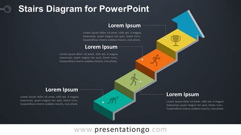 Powerpoint Stairs Template