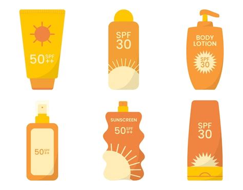 Premium Vector Sunscreen Illustration Summer Sun