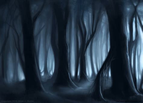 Dark Forest Background Drawing | Wallpapers Gallery