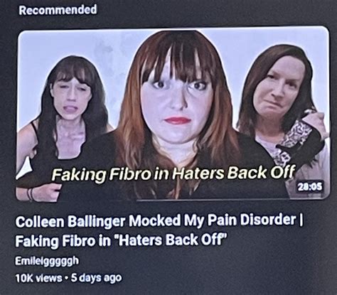 Stop making up drama. : r/ColleenBallingerSings