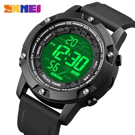 Купить SKMEI японские цифровые часы в стиле милитари 100 м ...