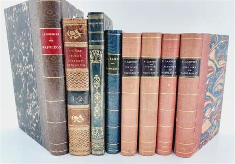 Lot Napoleon Volumes Reli S Cabinet Secret Dernier Des Napol On