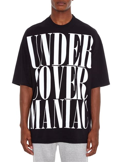 Undercover Maniac Oversized T Shirt In Black For Men Lyst