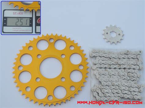 OEM Genuine Honda CBR 150 Racing 428 D I D DID Chain Sprocket Set