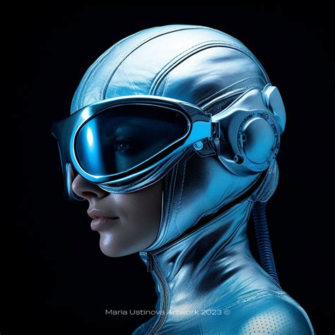 Futuristic characters on Behance