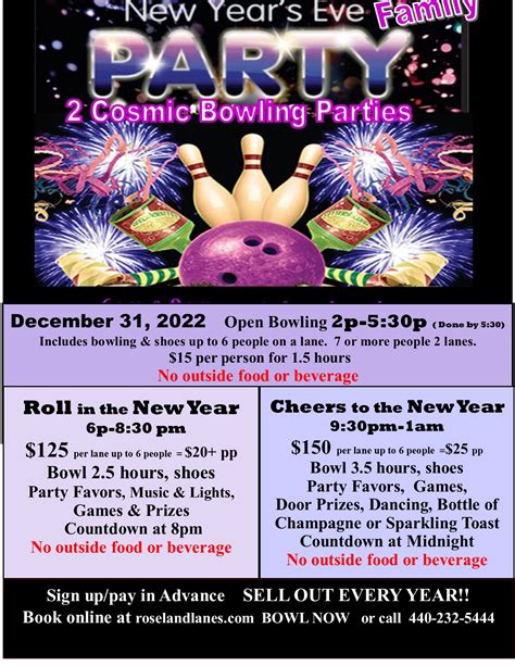 Special Events - Roseland Lanes