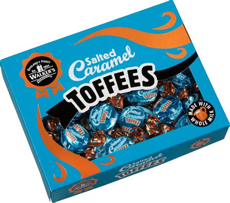 WALKER S NONSUCH Salted Caramel Toffees Gift Box 350g Holleys Fine Foods