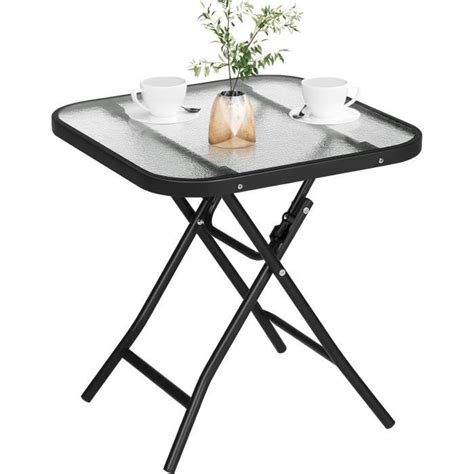 ESituro Table De Jardin Pliante Table Basse Table De Balcon Table